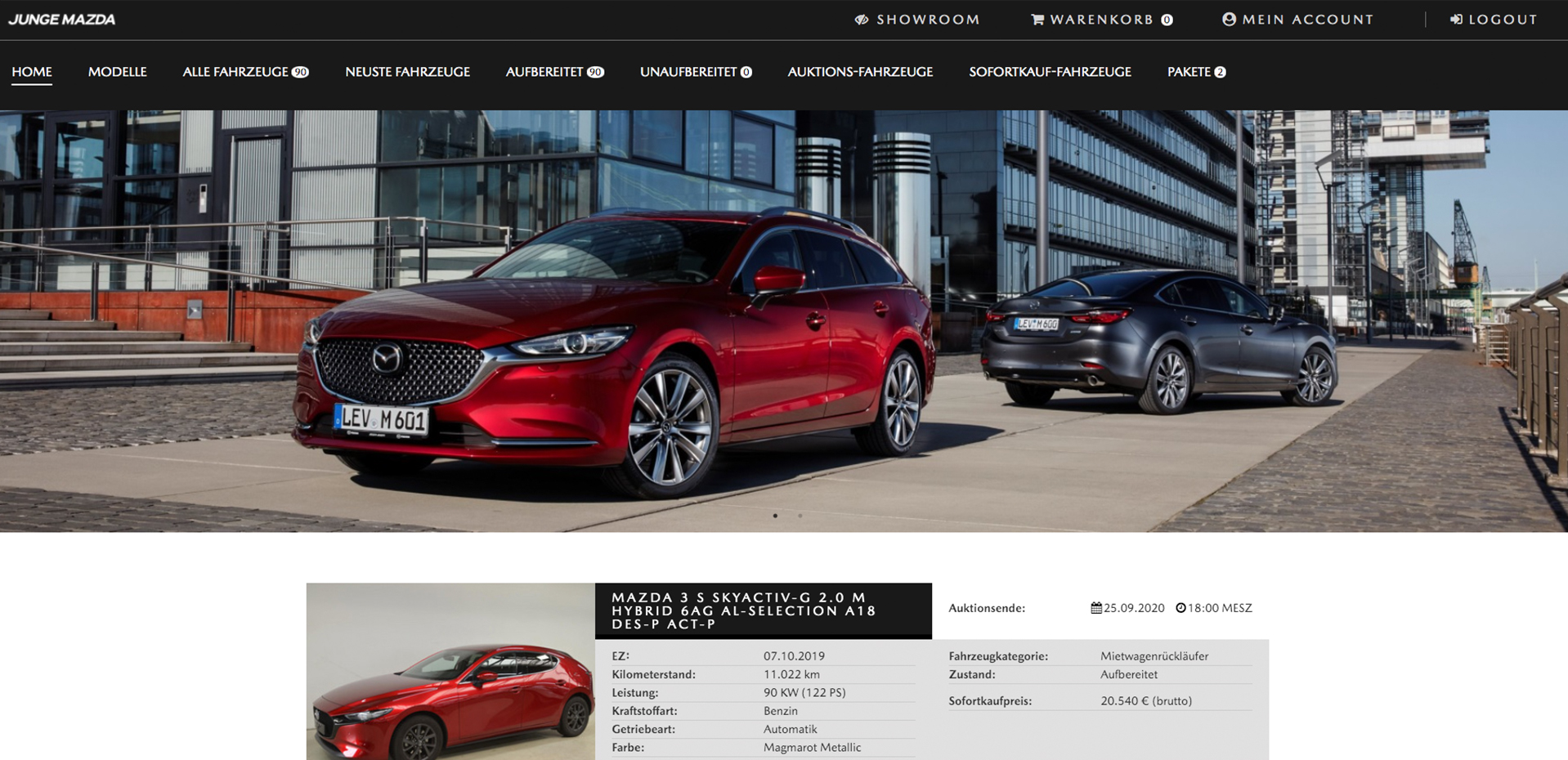 Junge Mazda